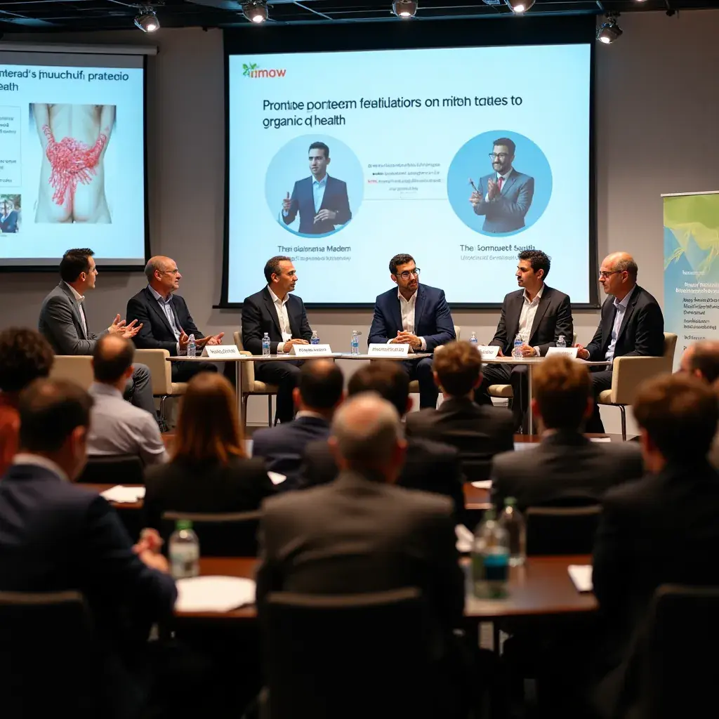 Éléments graphiques représentant le confort urinaire et la santé.